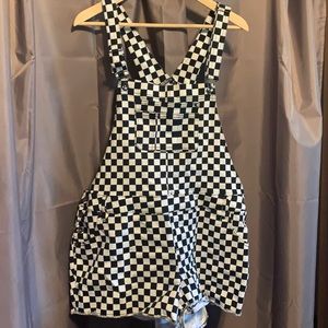 Checkered Overalls